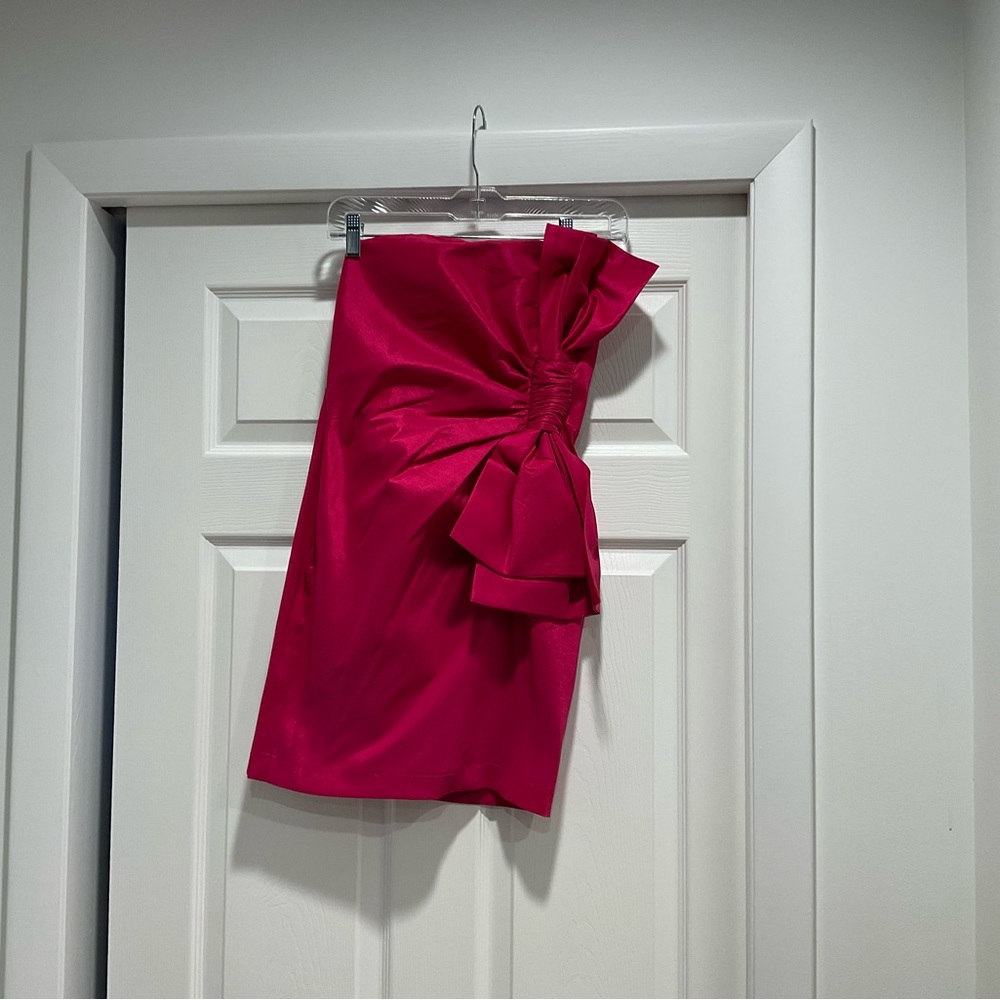 Elegant Pink Mini Dress